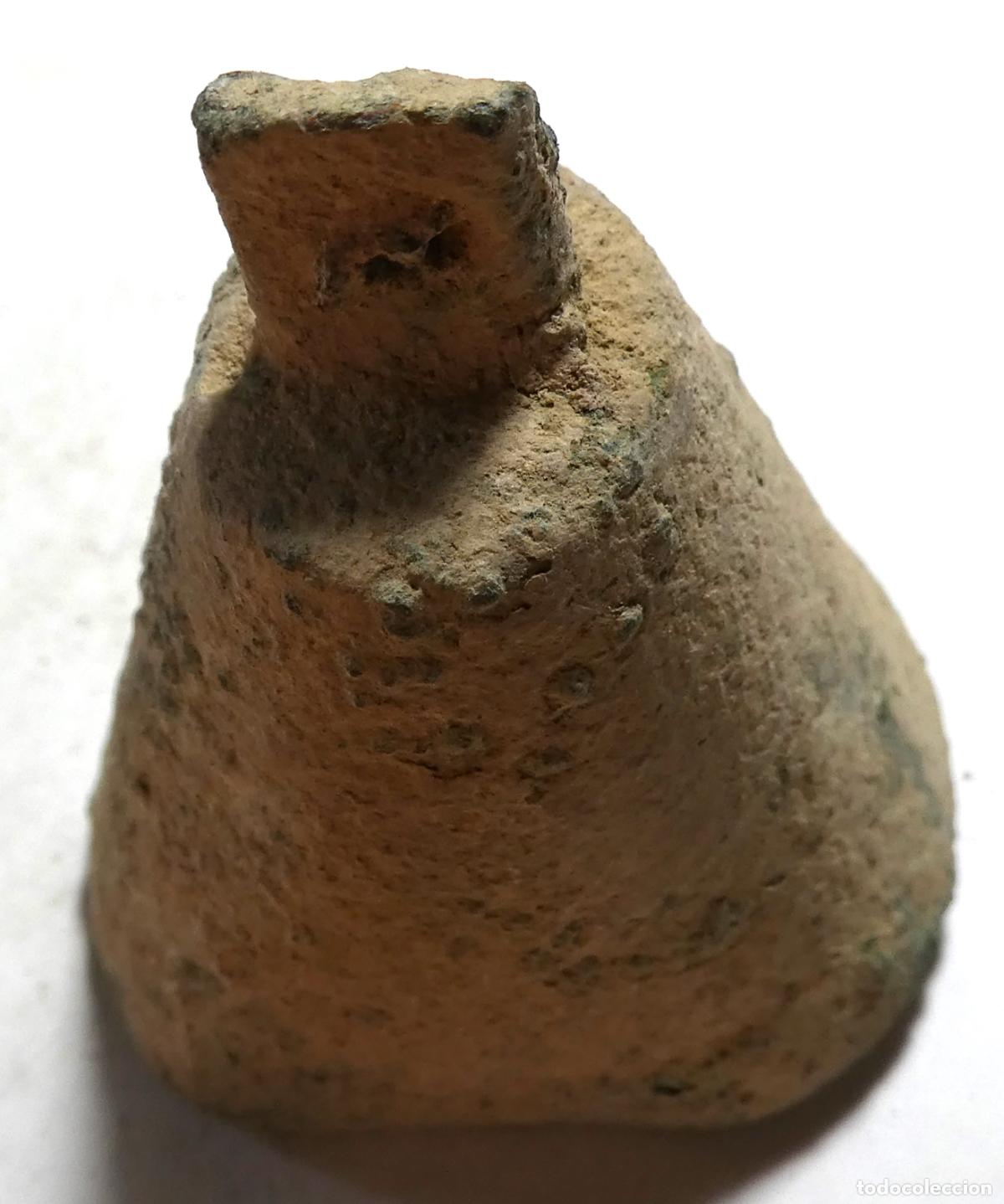 Antig&uuml;edades: Peque&ntilde;a campana de bronce - Foto 2