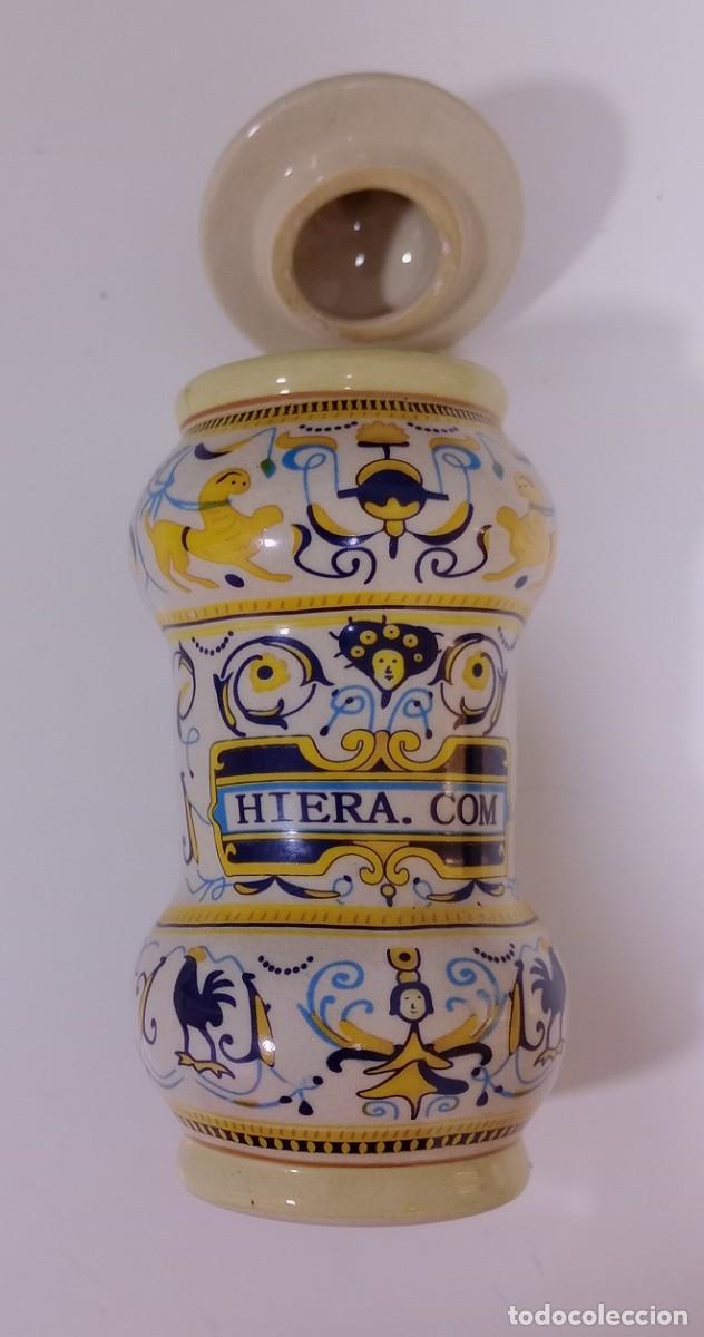 Antig&uuml;edades: Tarro de farmacia de porcelana
