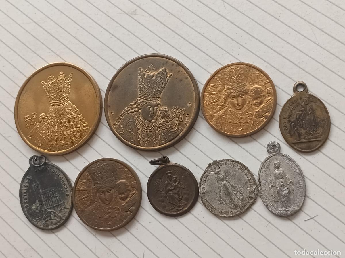 Antig&uuml;edades: 9 medallas religiosas