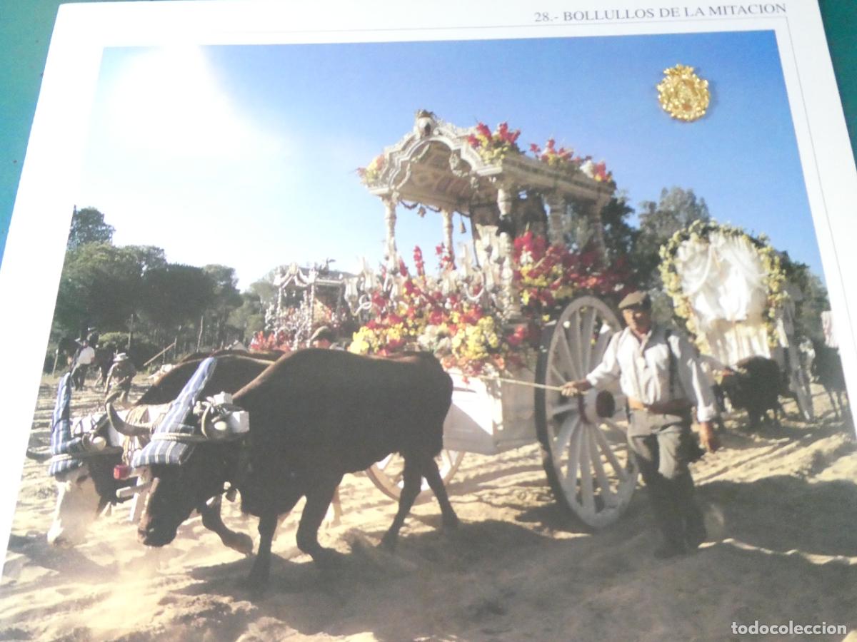 Antig&uuml;edades: INSIGNIA MEDALLITA ROCIERA + L&Aacute;MINA HERMANDAD VIRGEN ROC&Iacute;O 28 BOLLULLOS DE LA MITACI&Oacute;N HUELVA