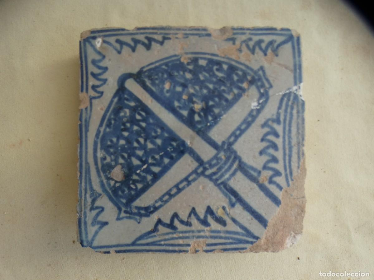 Antig&uuml;edades: Azulejos Espa&ntilde;ol Valencia siglo 15/16