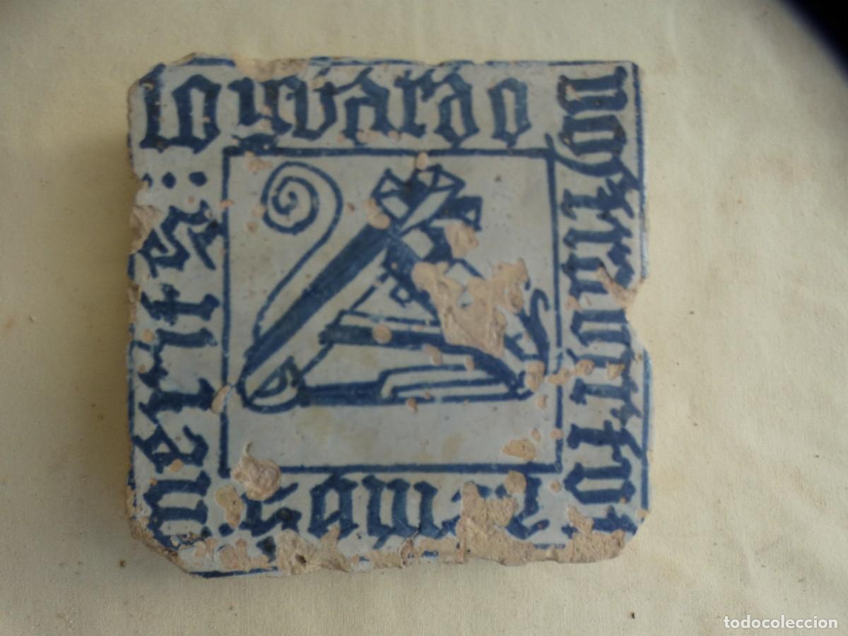 Antig&uuml;edades: Azulejos Espa&ntilde;ol Valencia siglo 15/16