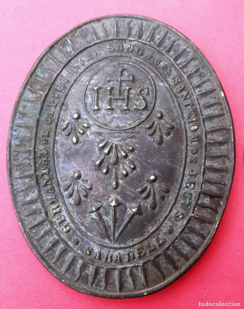 Antig&uuml;edades: Hist&oacute;rica Gran Placa Broche Pur&iacute;sima Sangre. Sabadell.