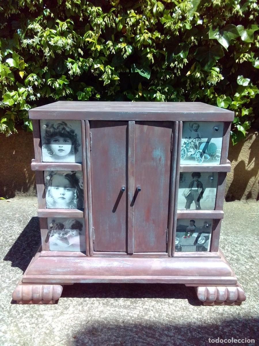 Antig&uuml;edades: Original y &uacute;nico mueble macizo de 6 cajones