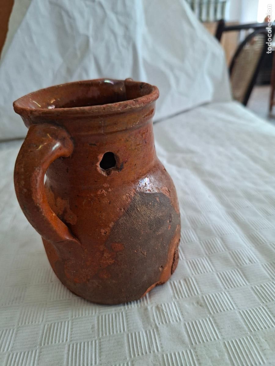 Antig&uuml;edades: JARRA MEDIDA DE VINO MIRAVET