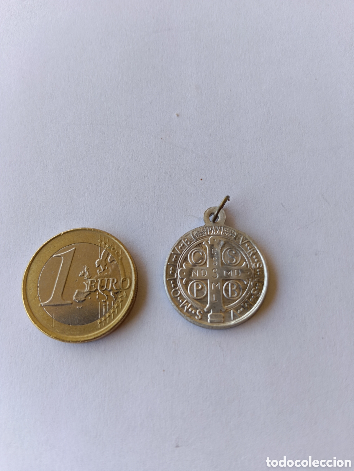 Antig&uuml;edades: MEDALLA DE SAN BENITO DE NURSIA - Foto 2