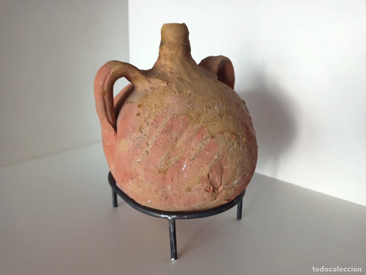 Antig&uuml;edades: Cantimplora, tonelillo cer&aacute;mica extinta de Tiedra (Valladolid)