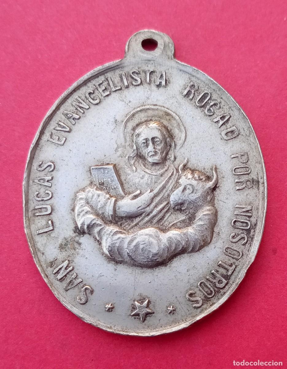 Antig&uuml;edades: Hist&oacute;rica Medalla Conmemorativa San Lucas y Custodia. A&ntilde;o 1885.