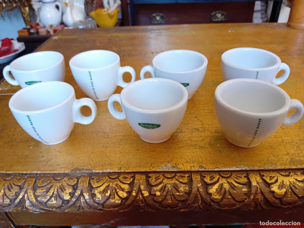 Antig&uuml;edades: 7 tazas de caf&eacute; marca caf&eacute; Baque - Foto 1