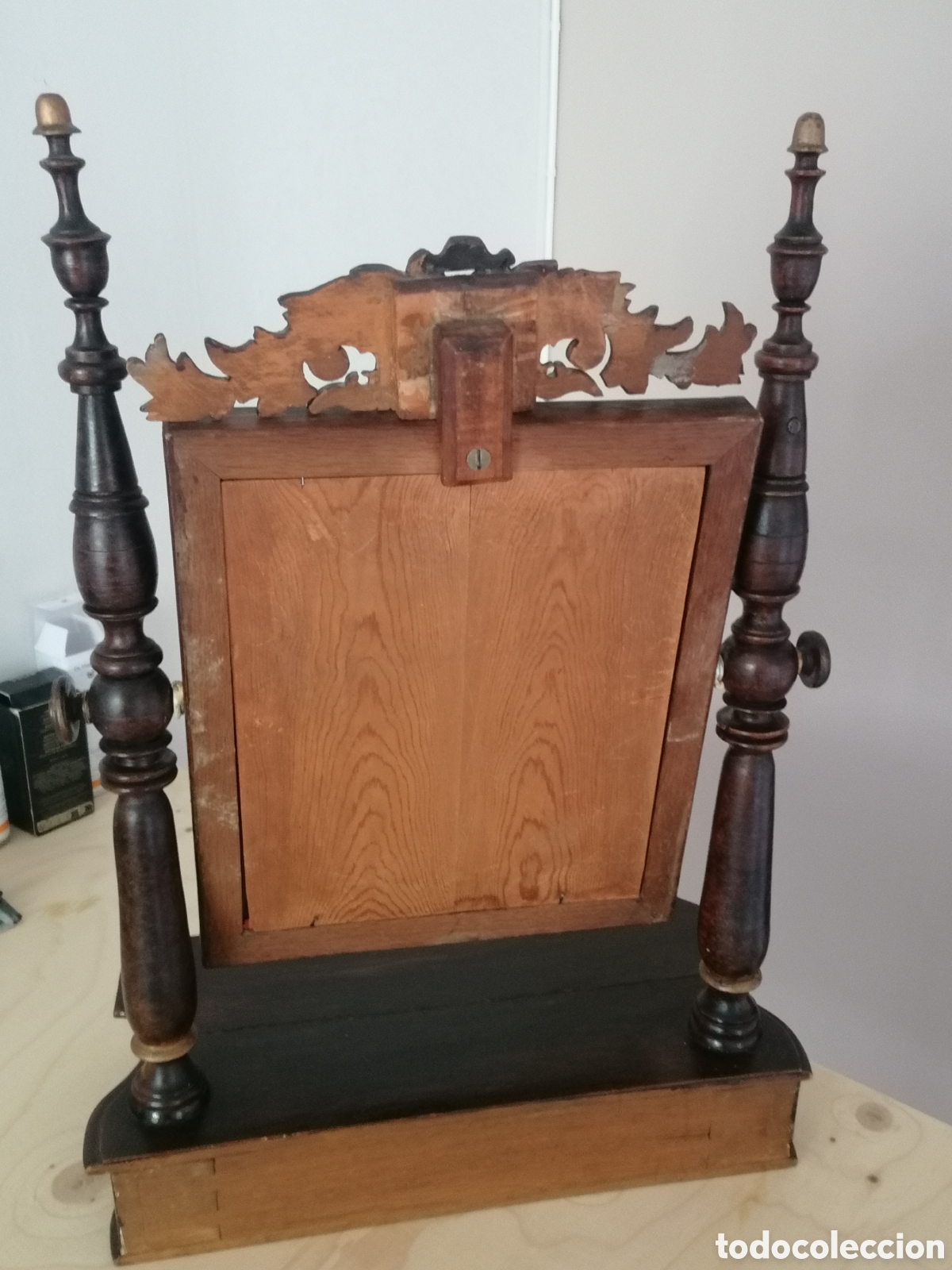 Antig&uuml;edades: Espejo de tocador antiguo - Foto 6