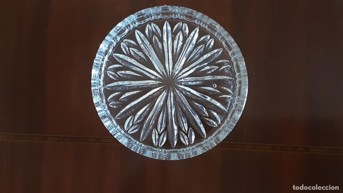 Antig&uuml;edades: Posavasos de cristal antiguo de colecci&oacute;n