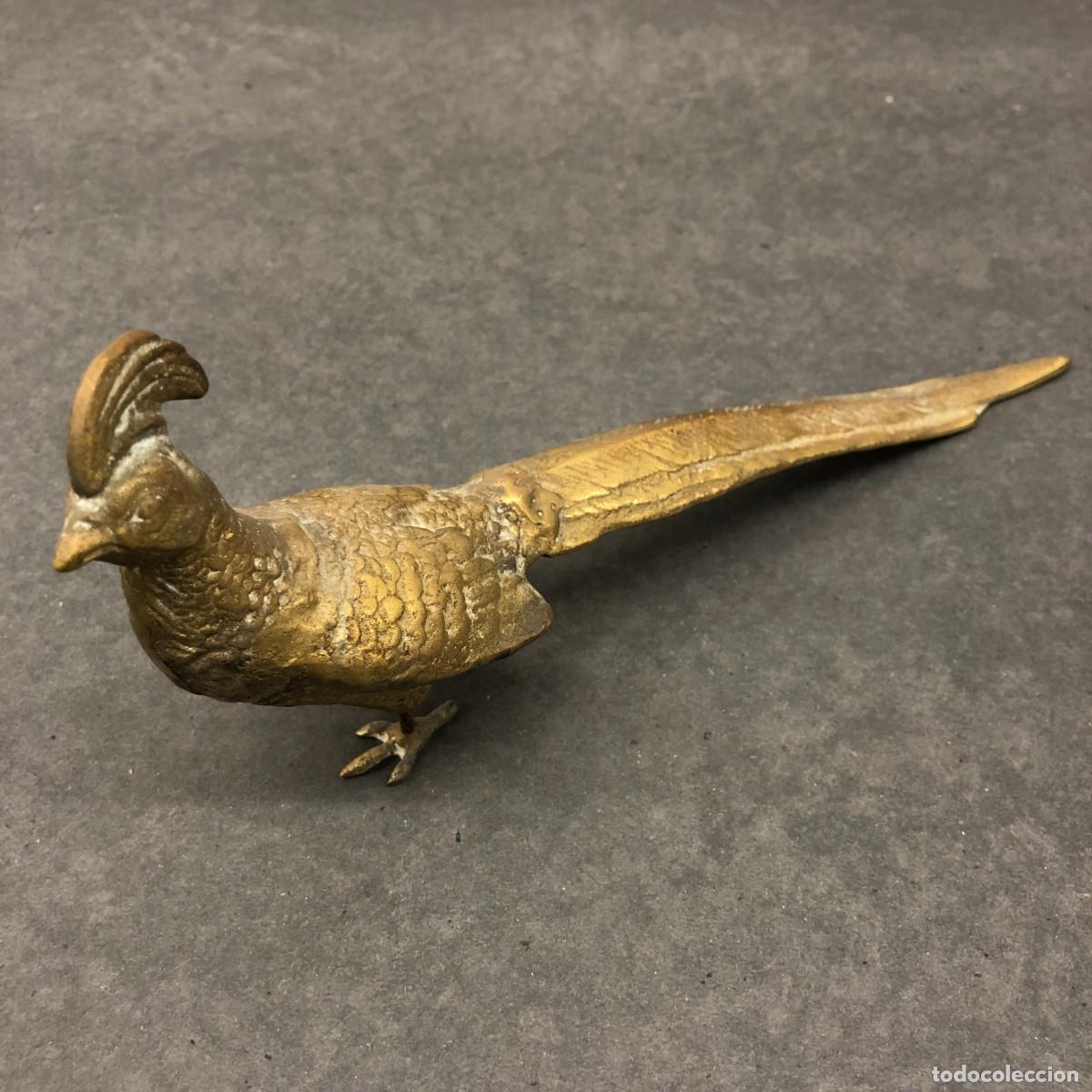 Antig&uuml;edades: FIGURA DE FAIS&Aacute;N - DE BRONCE DORADO O SIMILAR - PATINADO - 25 X 11,5 X 5 CM / 1658