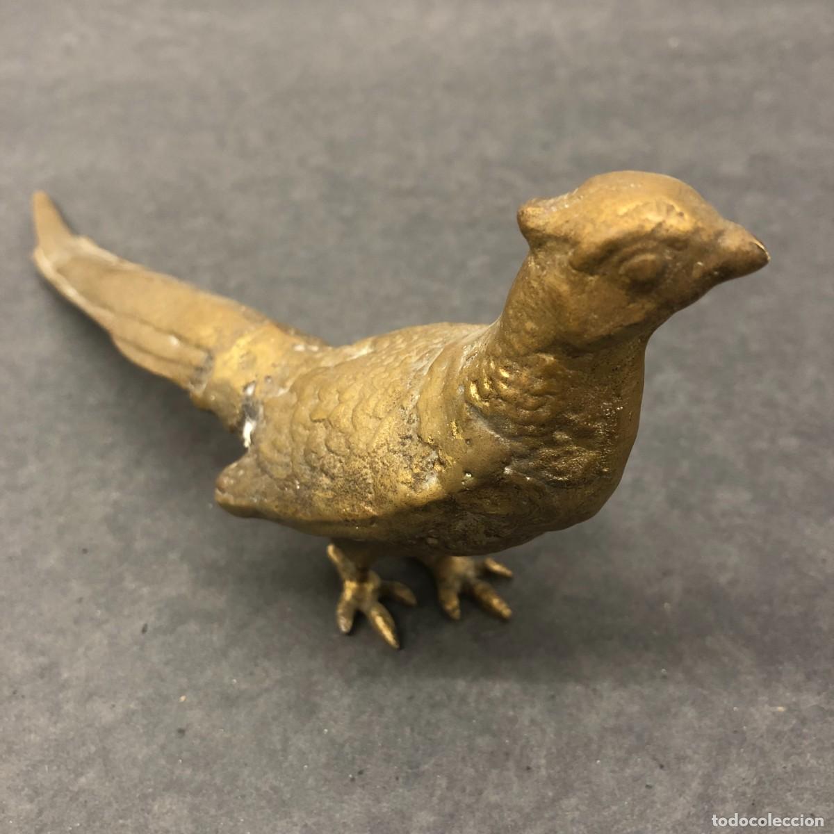 Antig&uuml;edades: FIGURA DE FAIS&Aacute;N - DE BRONCE DORADO O SIMILAR - PATINADO - 25 X 10 X 5 CM / 1659