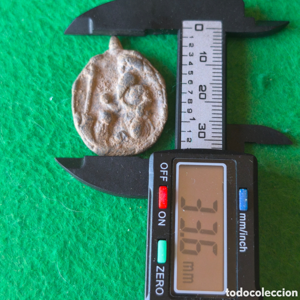 Antig&uuml;edades: Medalla plomo para limpieza - Foto 3