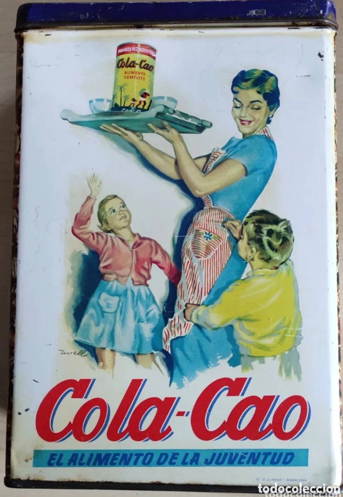 Antig&uuml;edades: Latas cola cao gran lore - Foto 1