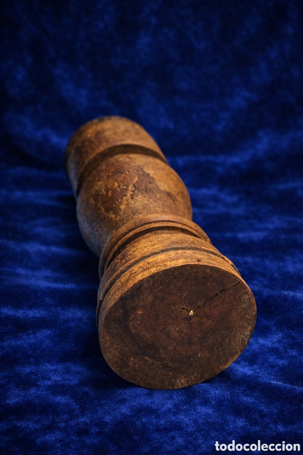 Antig&uuml;edades: Candelabro de madera y metal - Foto 16