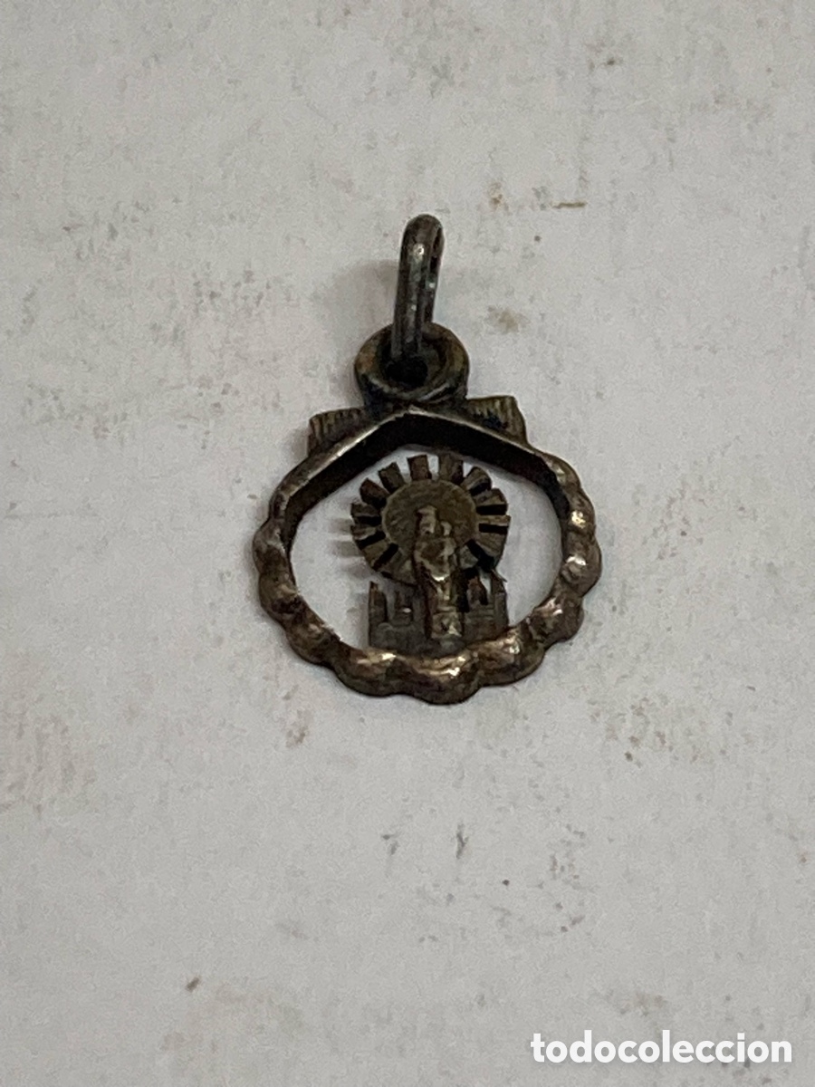Antiquit&eacute;s: Medalla de plata religiosa C629