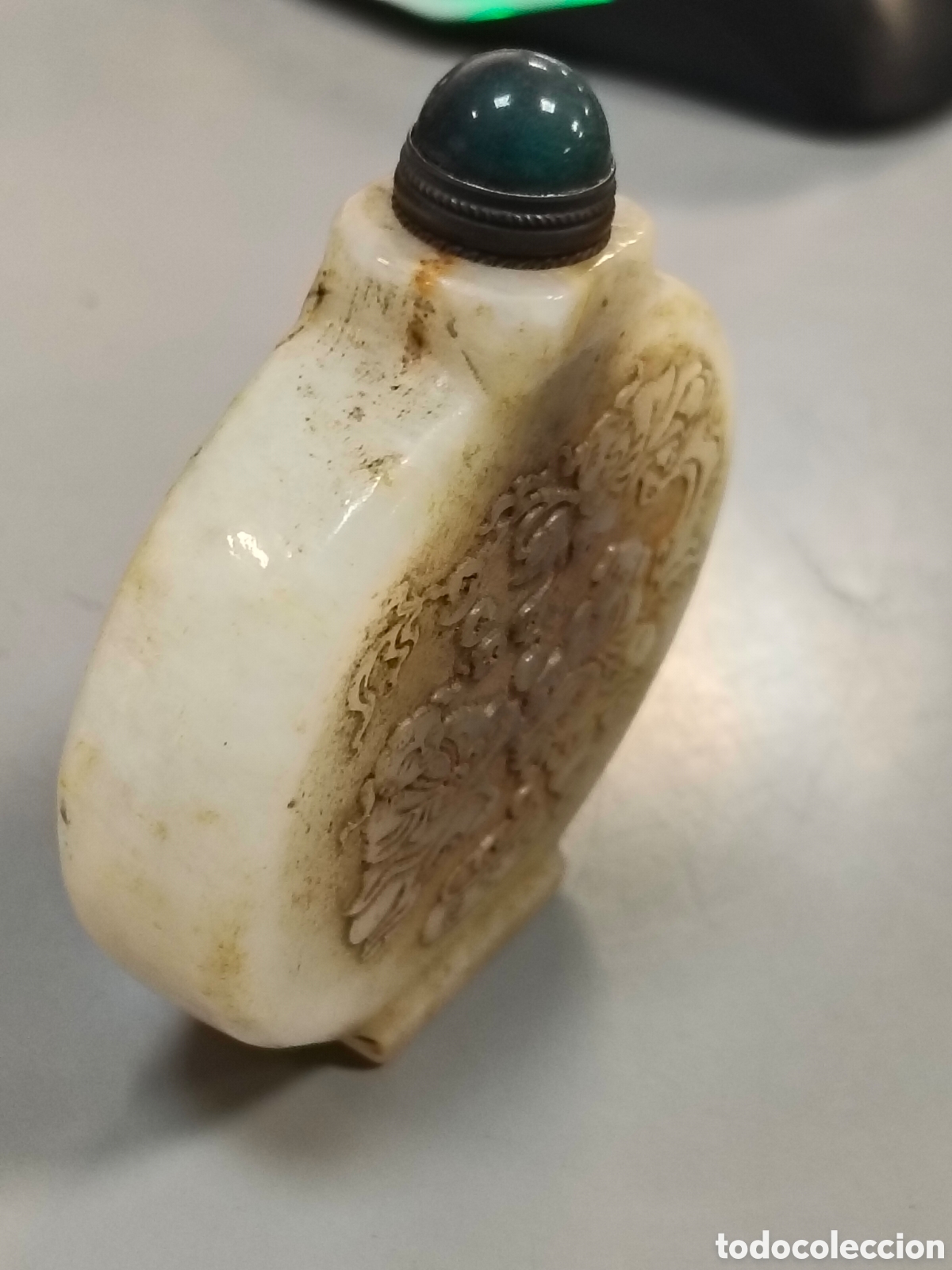 Antig&uuml;edades: SNUFF BOTTLE de jade - Foto 2