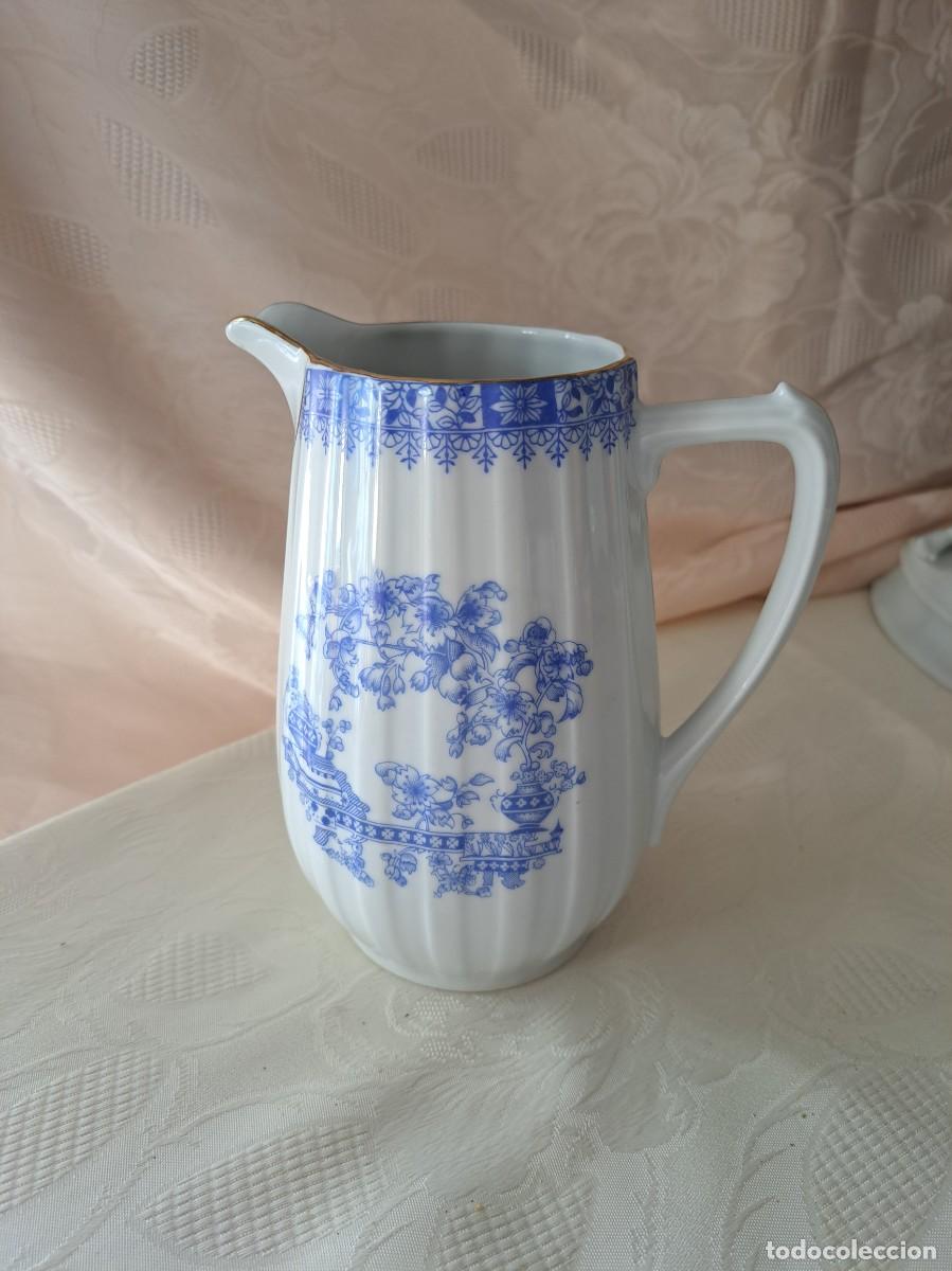 Antig&uuml;edades: Jarra de porcelana Hans China Blau.