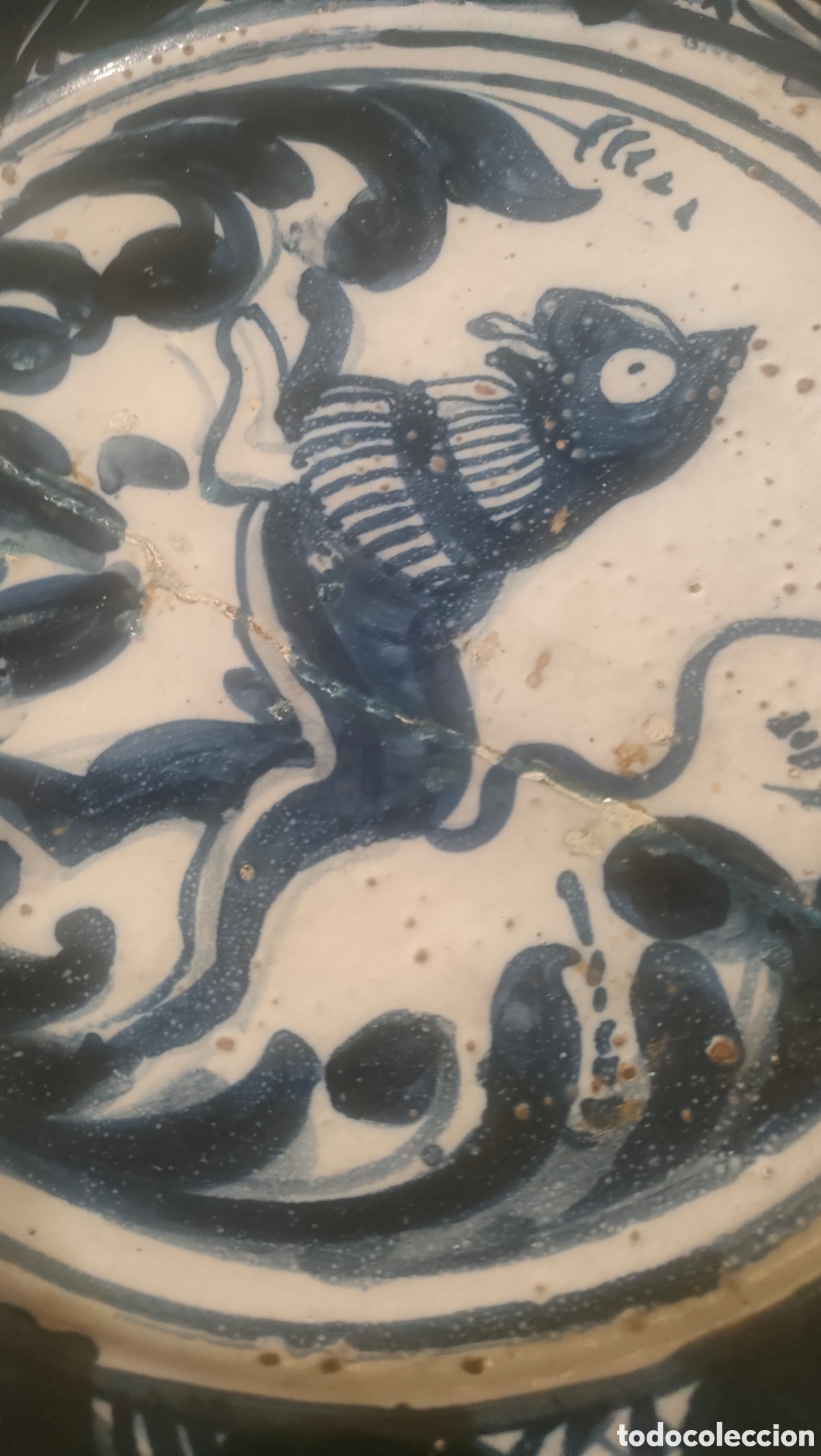 Antig&uuml;edades: GRAN PLATO CATALAN AZUL. - Foto 18