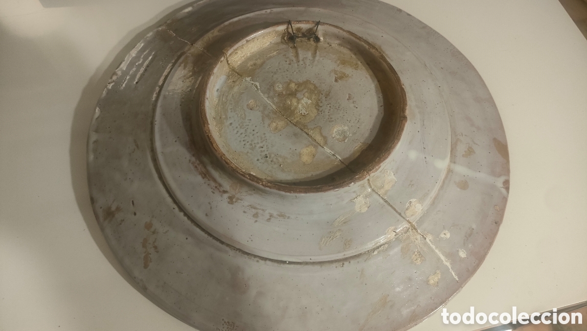 Antig&uuml;edades: GRAN PLATO CATALAN AZUL. - Foto 19