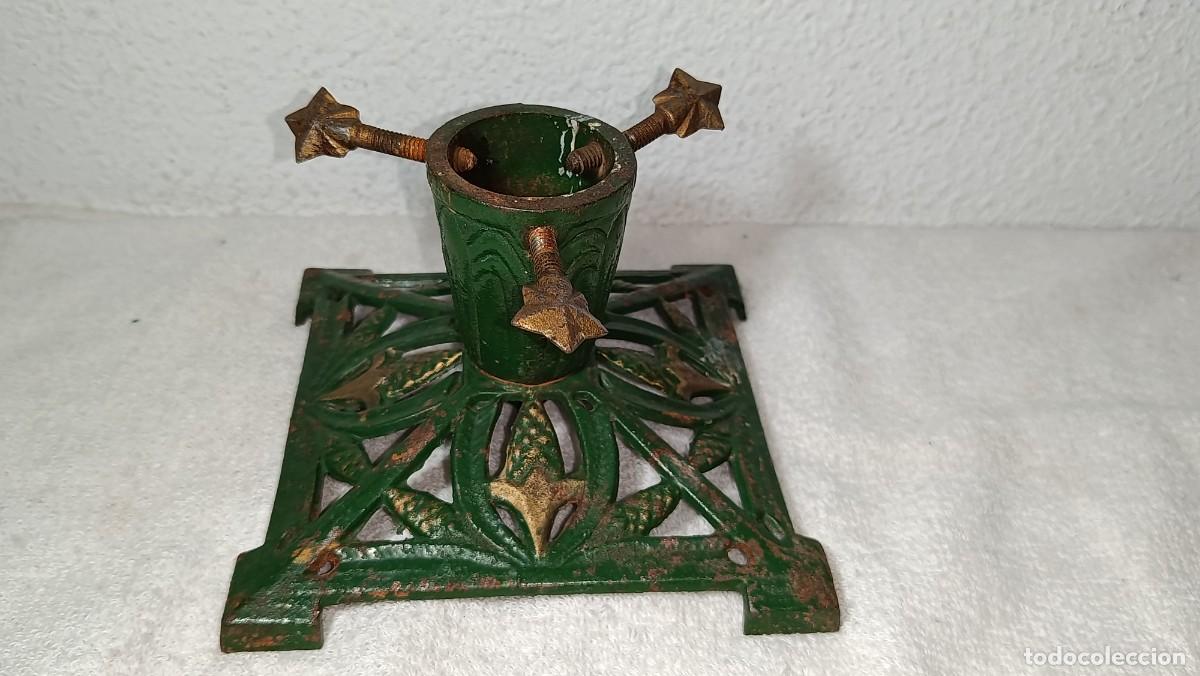 Antig&uuml;edades: ANTIGUO SOPORTE ART DECO EN HIERRO FUNDIDO PIE PARA ARBOL DE NAVIDAD A&Ntilde;OS 20