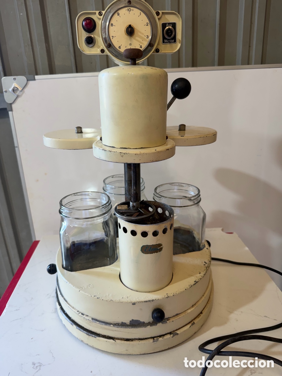 Antig&uuml;edades: M&aacute;quina Limpiadora Relojer&iacute;a ELMA Original