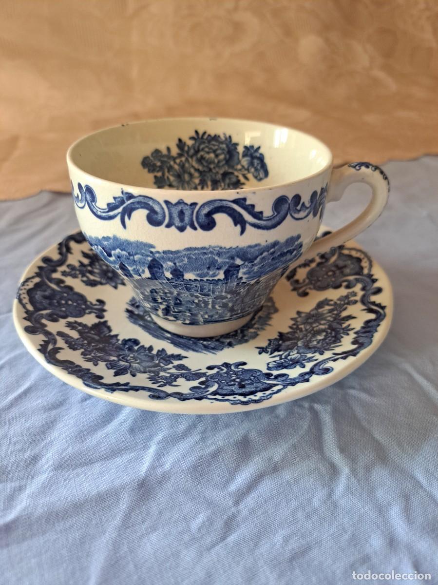 Antig&uuml;edades: Solitario de t&eacute; de porcelana Royal Homes of Britain, de Enoch Wedgwood Tunstall.