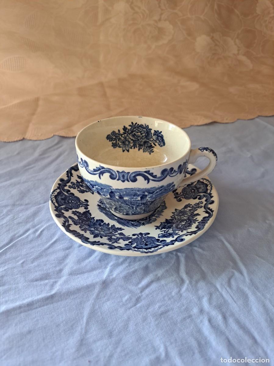 Antig&uuml;edades: Solitario de t&eacute; de porcelana Royal Homes of Britain, de Enoch Wedgwood Tunstall.