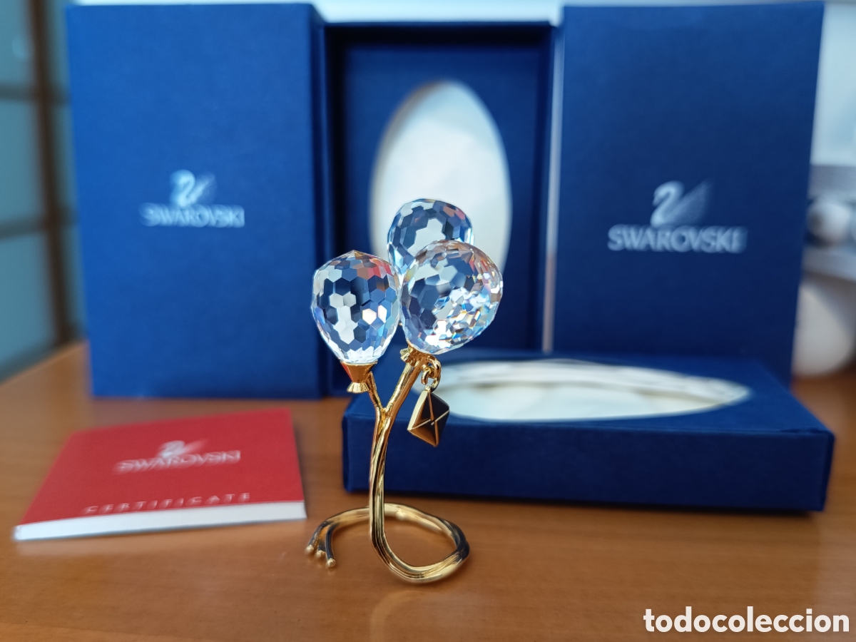 Antig&uuml;edades: Miniatura Tres Globos de Crystal Swarovski (Crystal Memories)