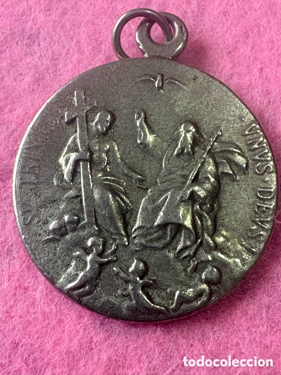 Antig&uuml;edades: Antigua medalla Sant&iacute;sima Trinidad (A1)
