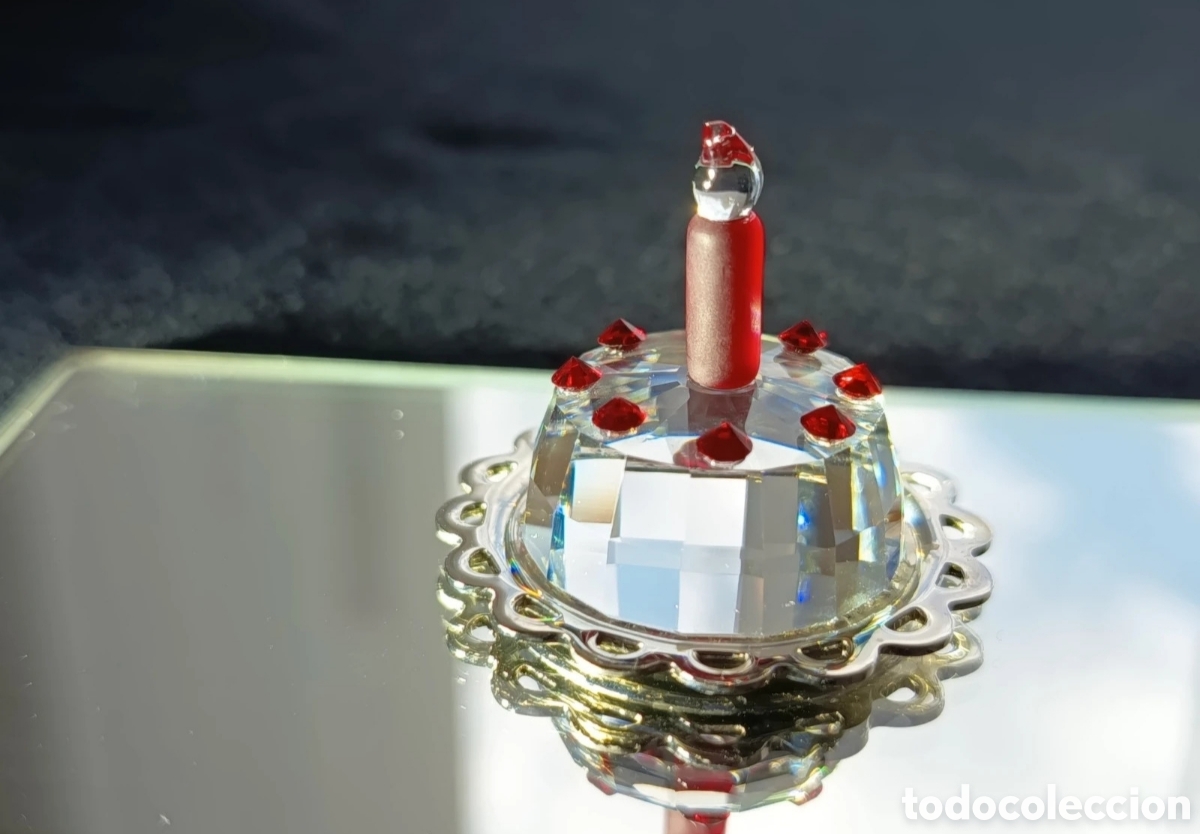 Antig&uuml;edades: Pastel de Cumplea&ntilde;os de Crystal Swarovski (Ref.296555)