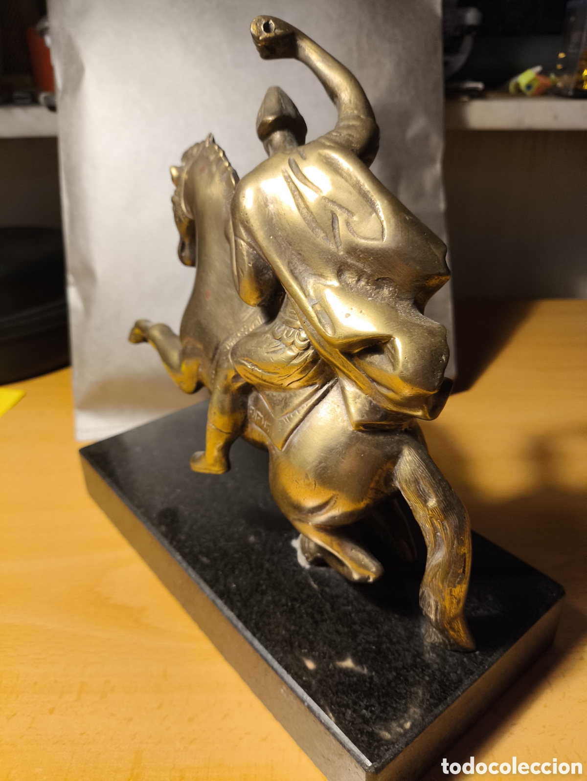 Antig&uuml;edades: Jinete A Caballo De Bronce - Foto 9