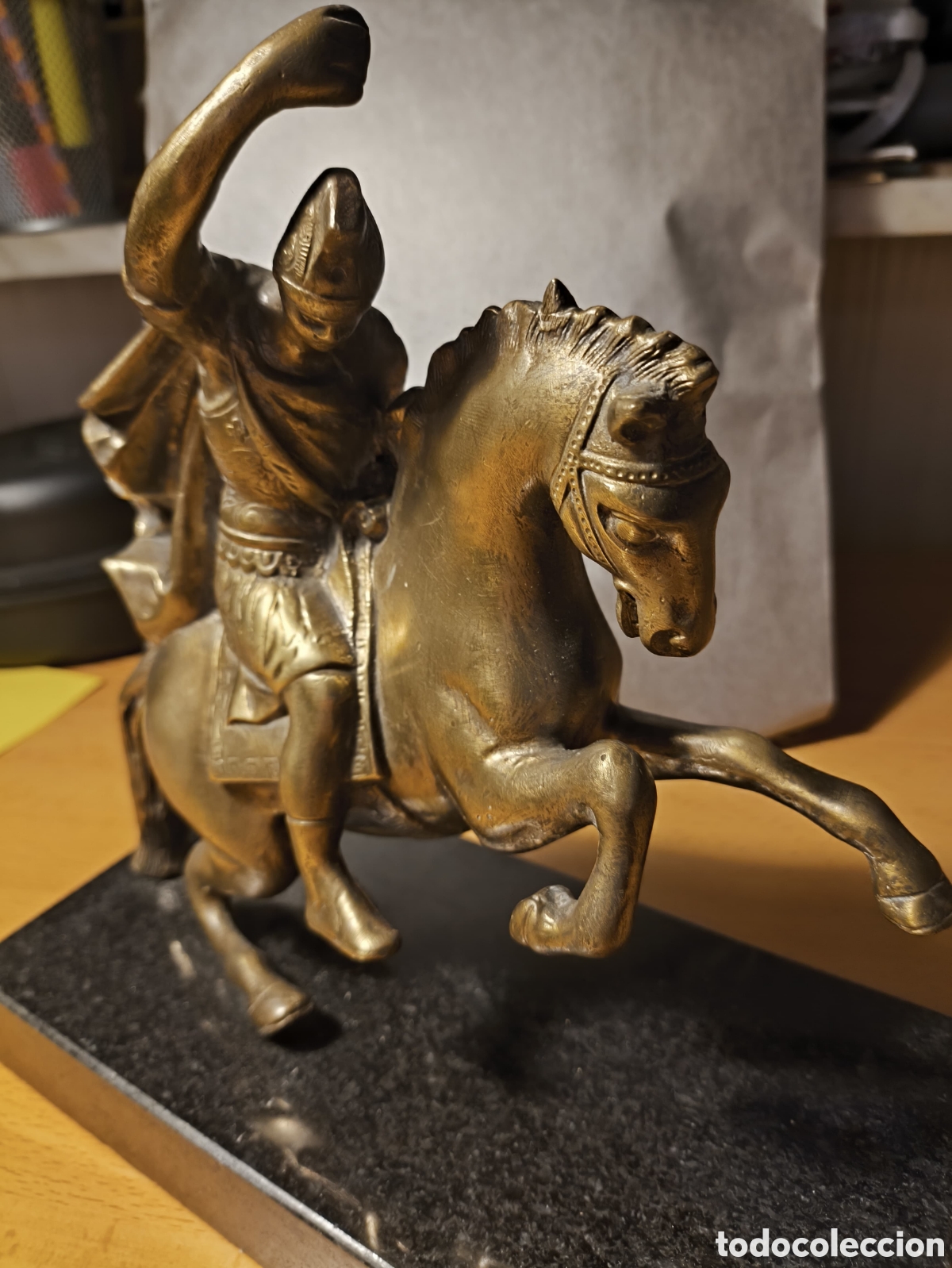 Antig&uuml;edades: Jinete A Caballo De Bronce - Foto 11
