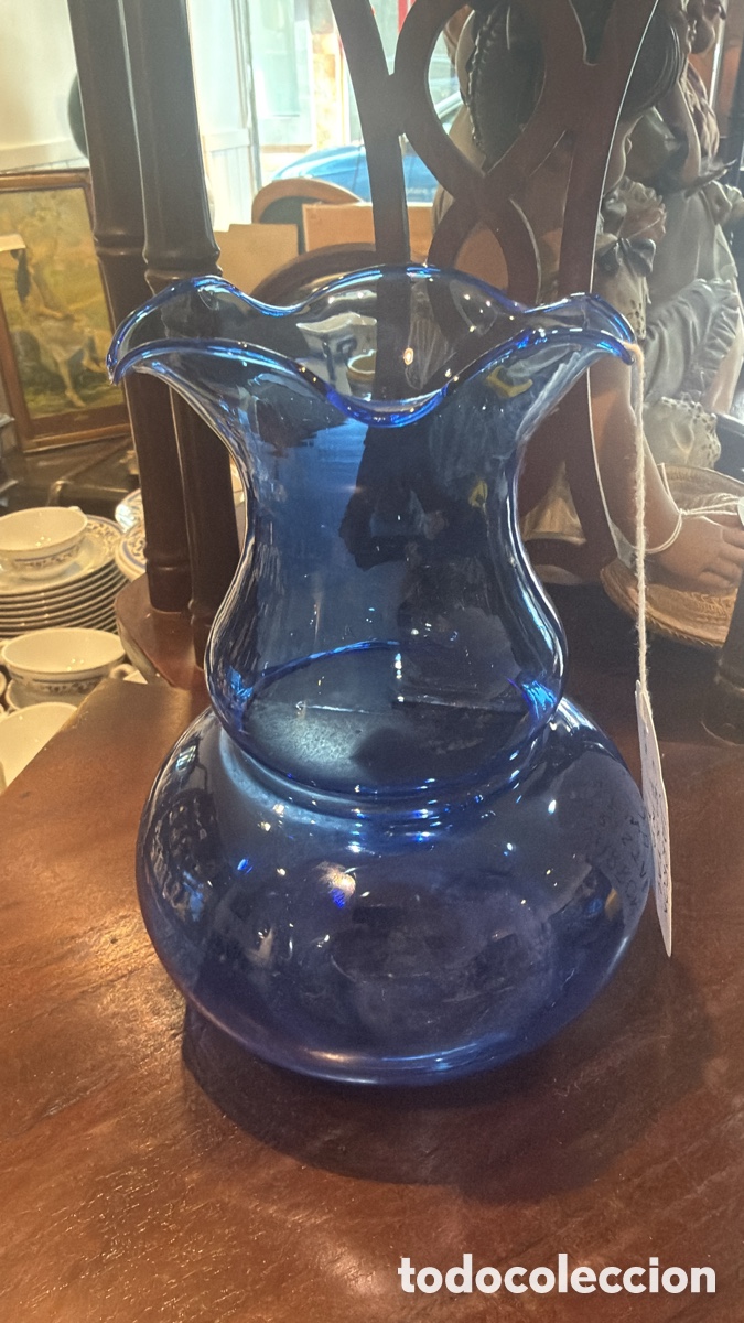 Antig&uuml;edades: JARR&Oacute;N CRISTAL FINO AZUL