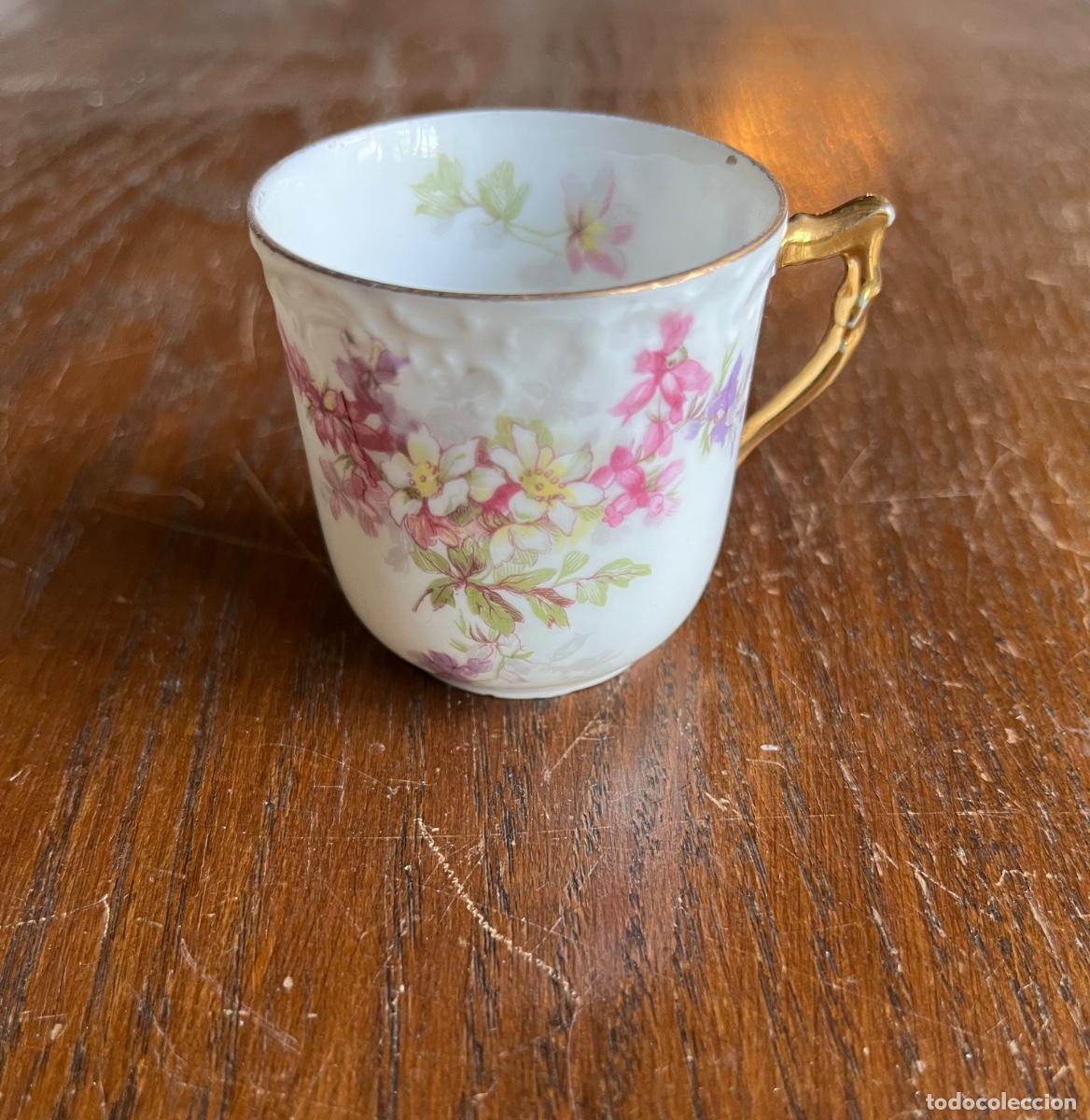 Antig&uuml;edades: ANTIGUA TACITA PORCELANA LIMOGES