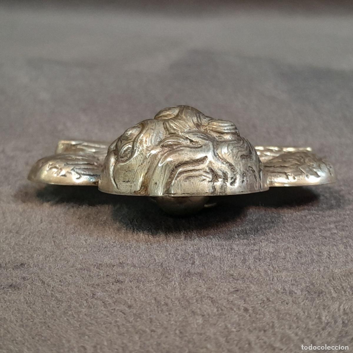 Antig&uuml;edades: CABEZA DE QUERUB&Iacute;N EN PLATA. SIGLO XX - Foto 4