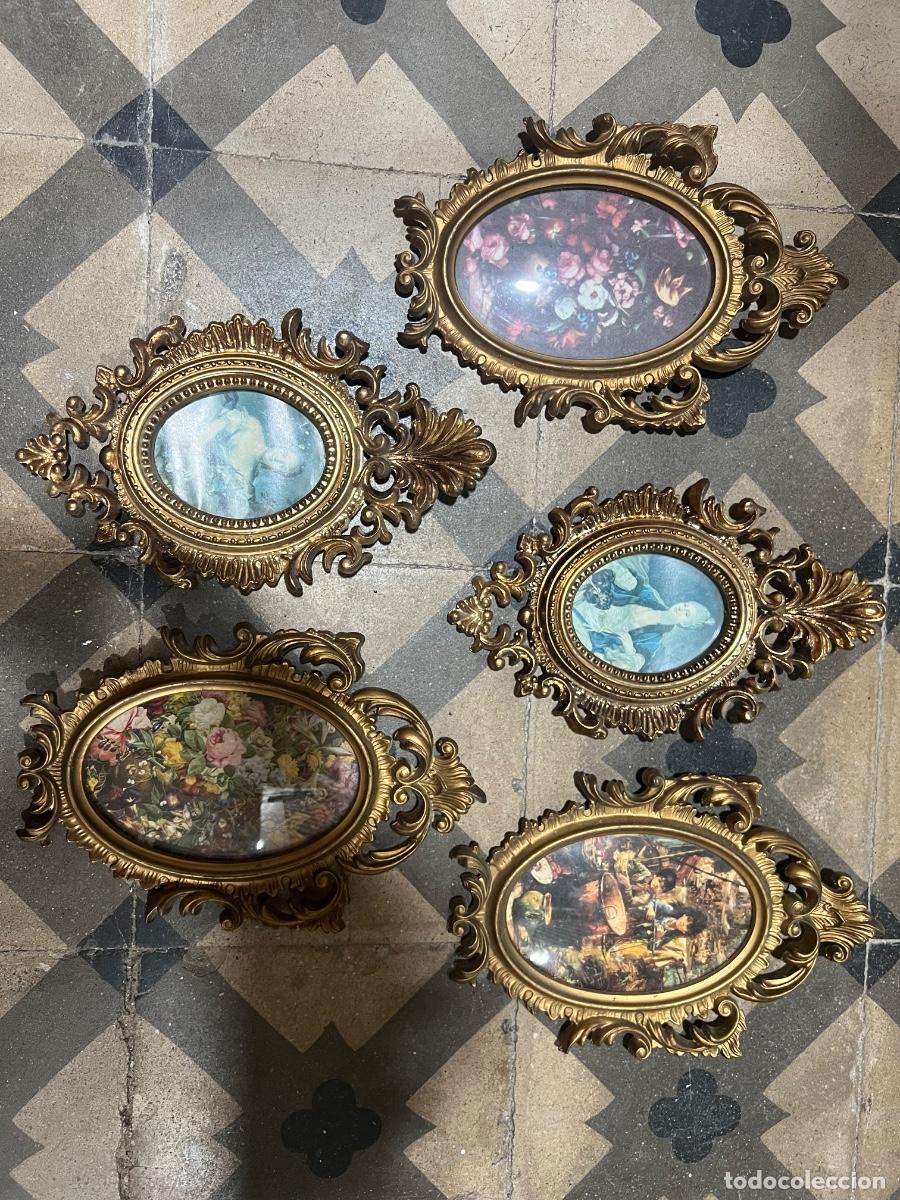 Antig&uuml;edades: Lote cuadros vintage a&ntilde;os 70