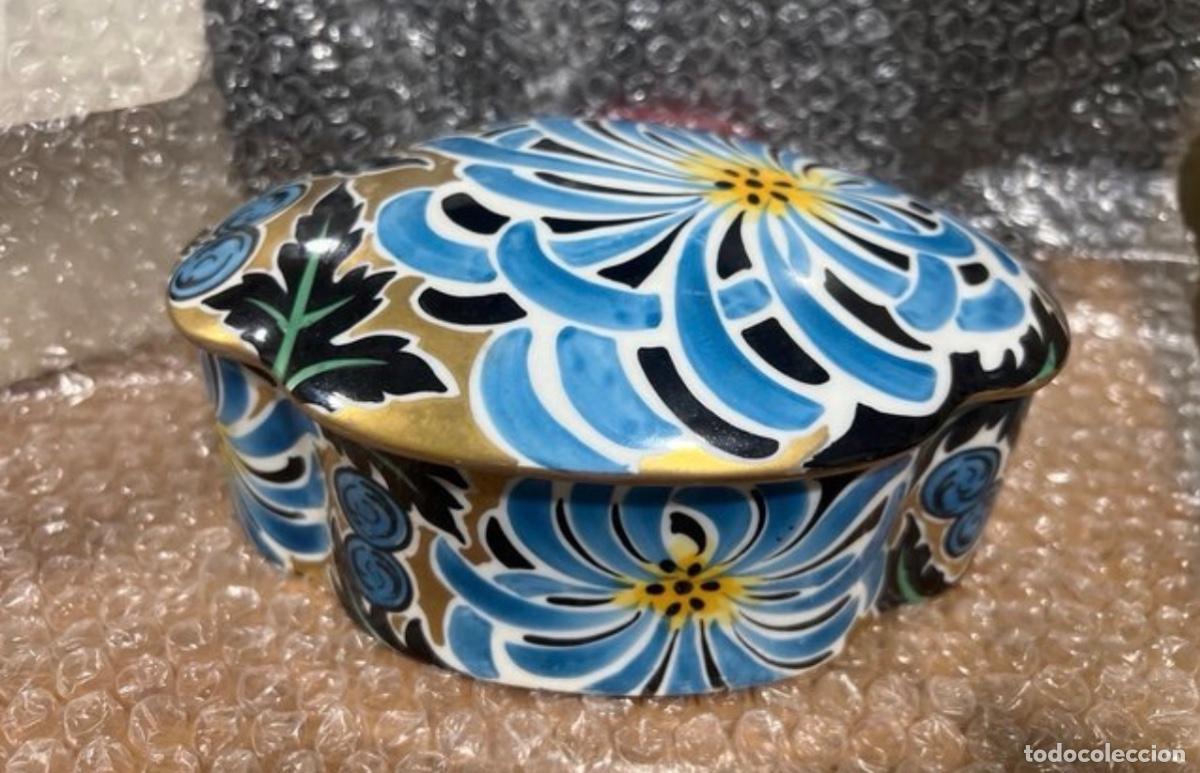 Antig&uuml;edades: Caja porcelana francesa - Foto 1