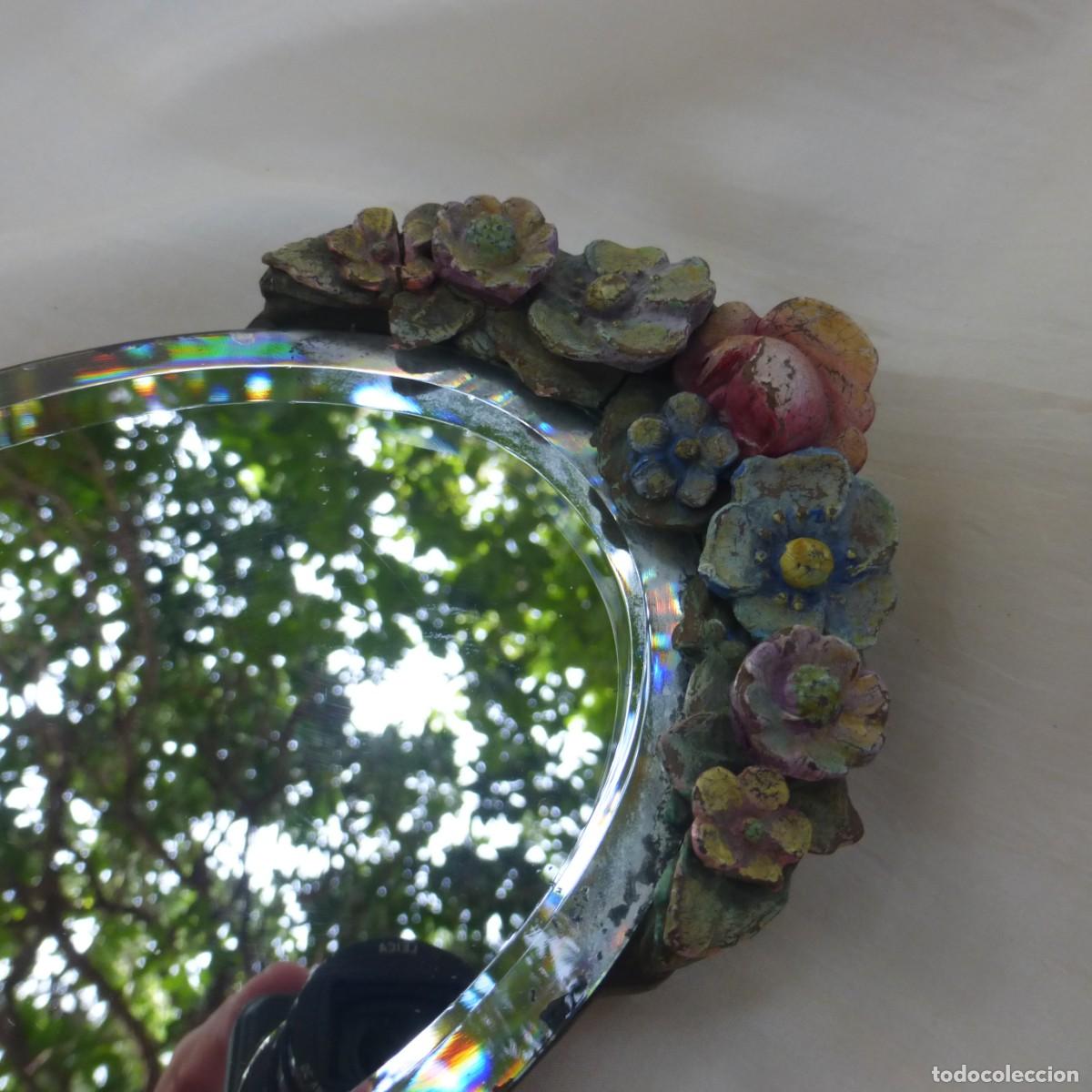 Antig&uuml;edades: PEQUE&Ntilde;O ART DECO ESPEJO DE SOBREMESA TOCADOR BARBOLA REINO UNIDO VANITY MIRROR 1920s