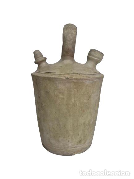 Antiquit&eacute;s: Antiguo Botijo - Barro Blanco, Arcilla - Agost (Alicante) - S.XIX