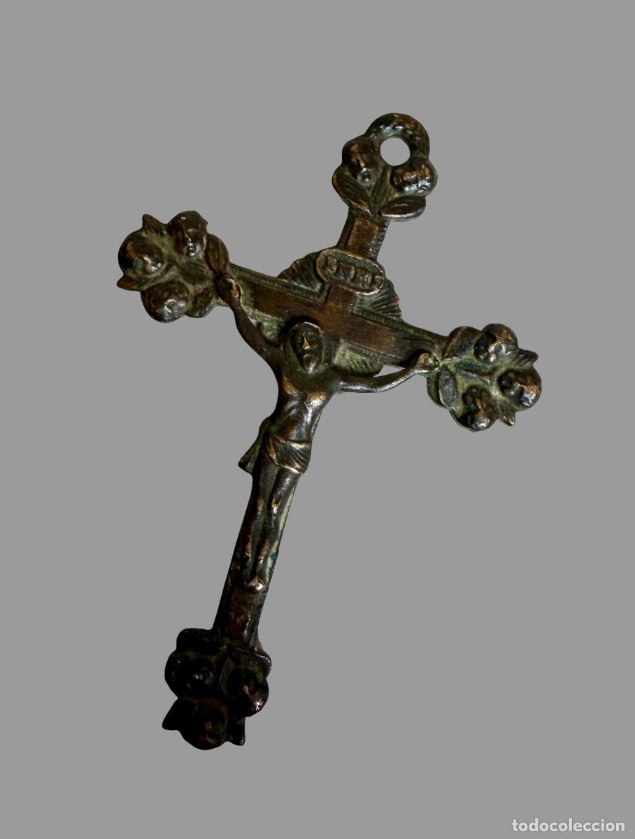 Antig&uuml;edades: Crucifijo pectoral de las misiones, hacia 1800