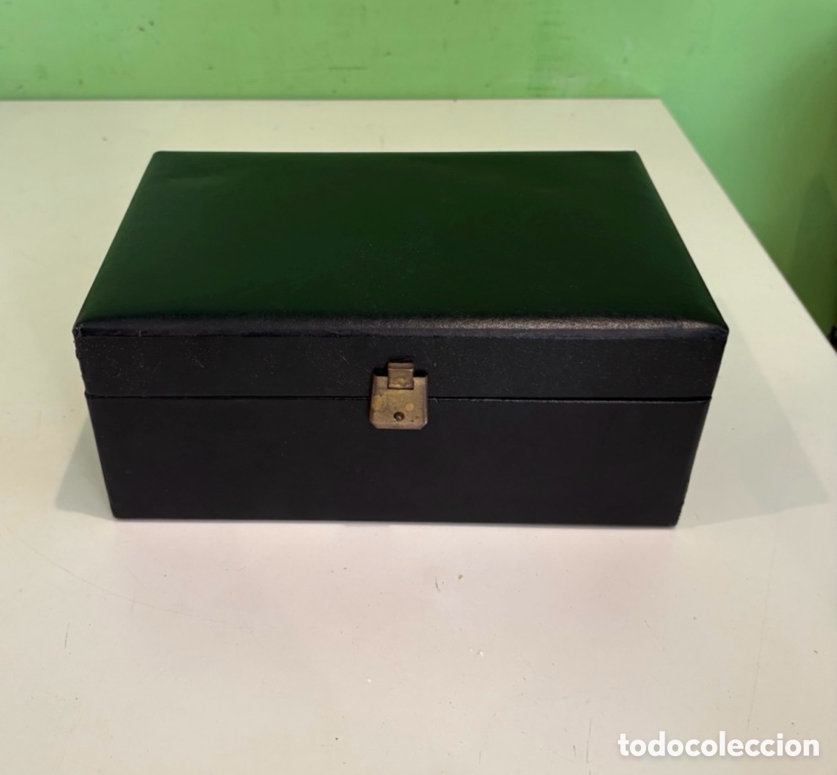 Antig&uuml;edades: Caja original Ang&eacute;nieux para objetivo de c&aacute;mara &ndash; Estuche vintage