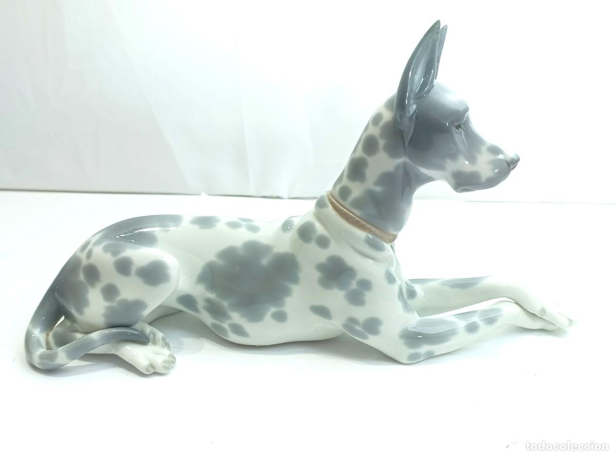 Antig&uuml;edades: Figura Perro Doberman Lladro - Foto 4