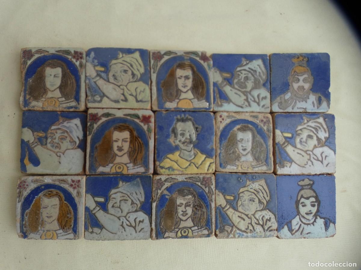 Antiquit&eacute;s: Azulejo, Azulejos Olambrilla Espa&ntilde;ol Sevilla siglo 19/20