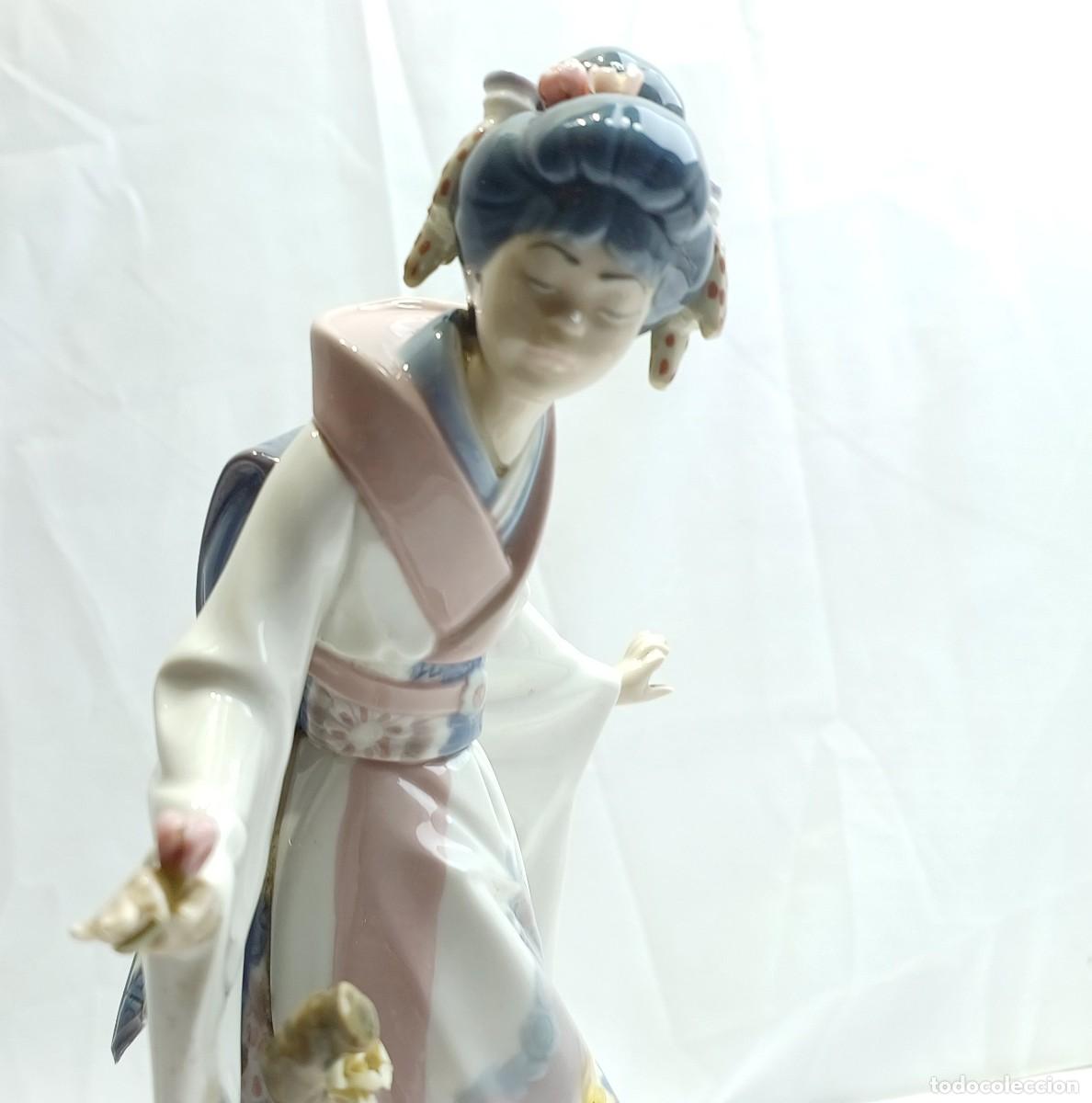 Antig&uuml;edades: Figura Lladro Geisha Teruko - Foto 1