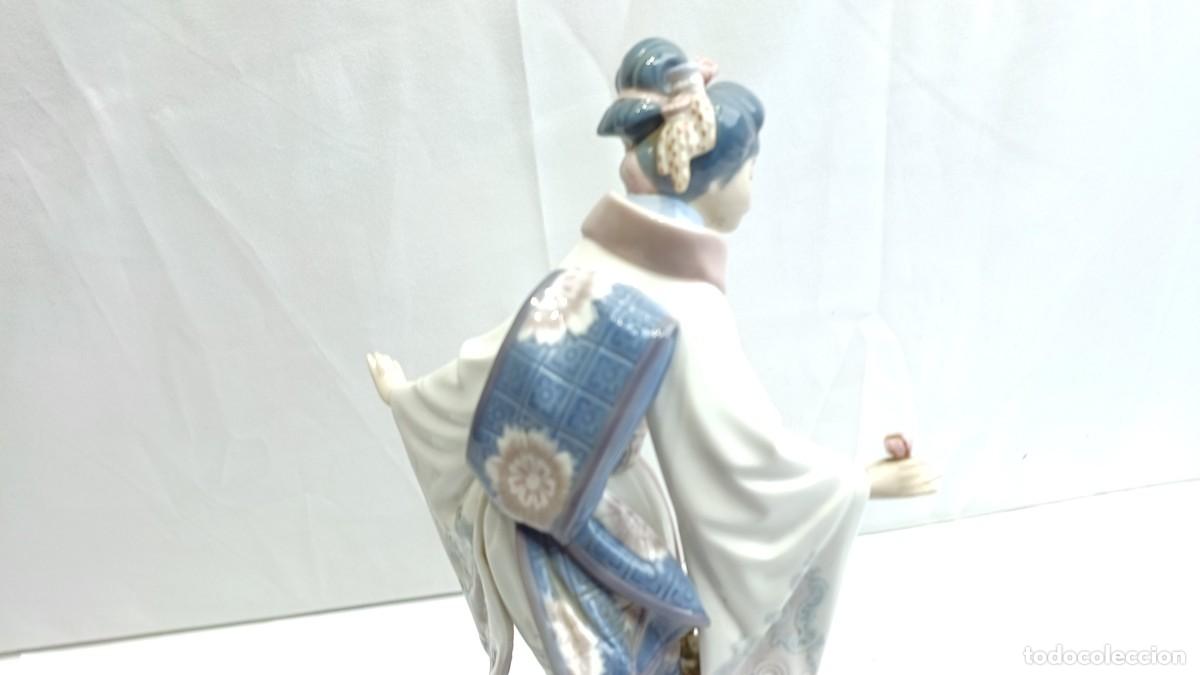 Antig&uuml;edades: Figura Lladro Geisha Teruko - Foto 8