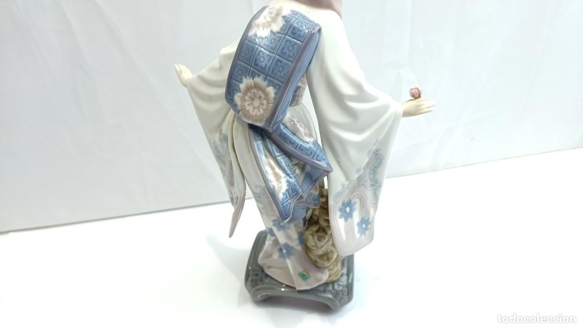 Antig&uuml;edades: Figura Lladro Geisha Teruko - Foto 9
