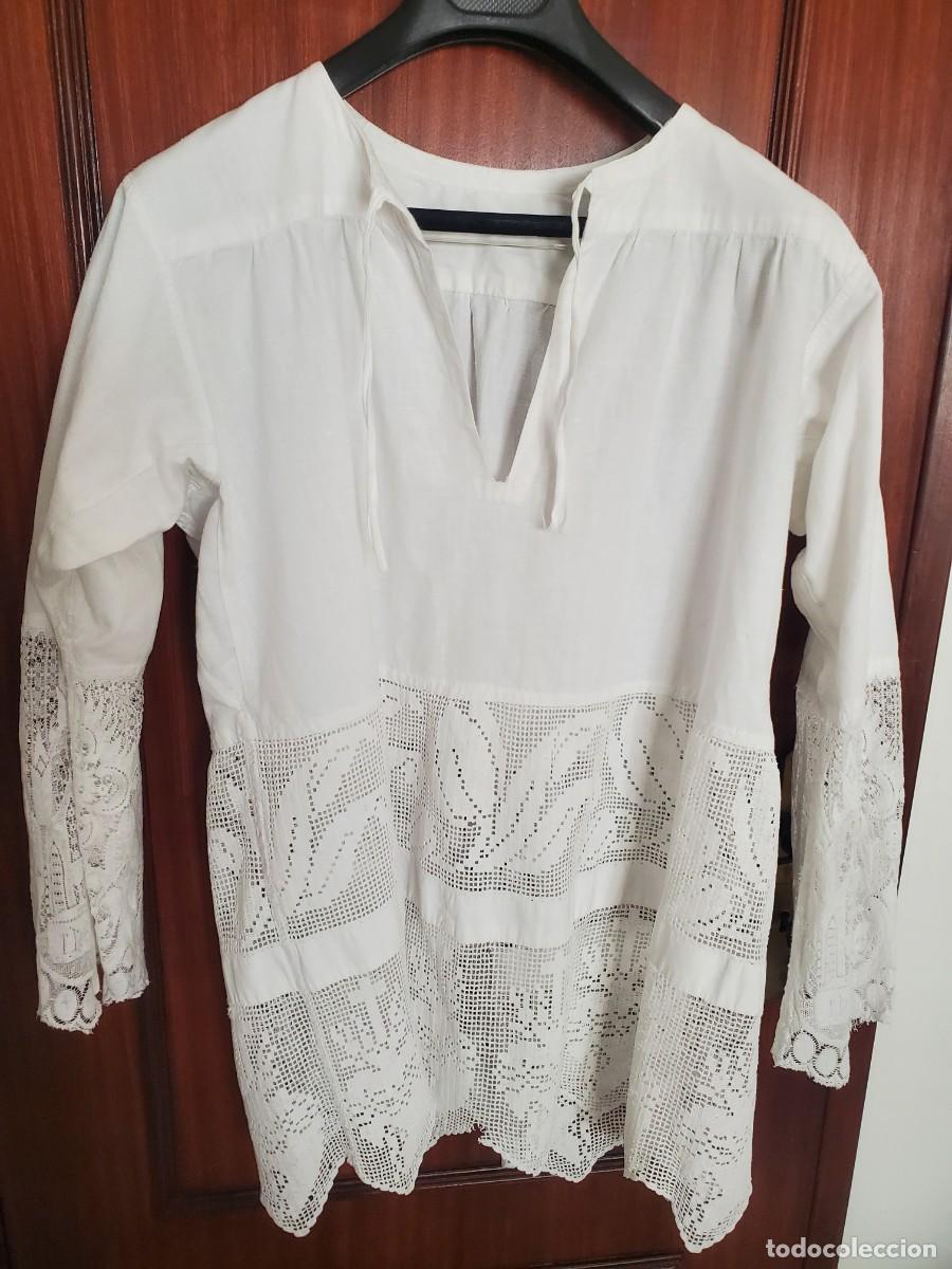 Antig&uuml;edades: Sobrepelliz/Roquete Cat&oacute;lico 100% Lino
