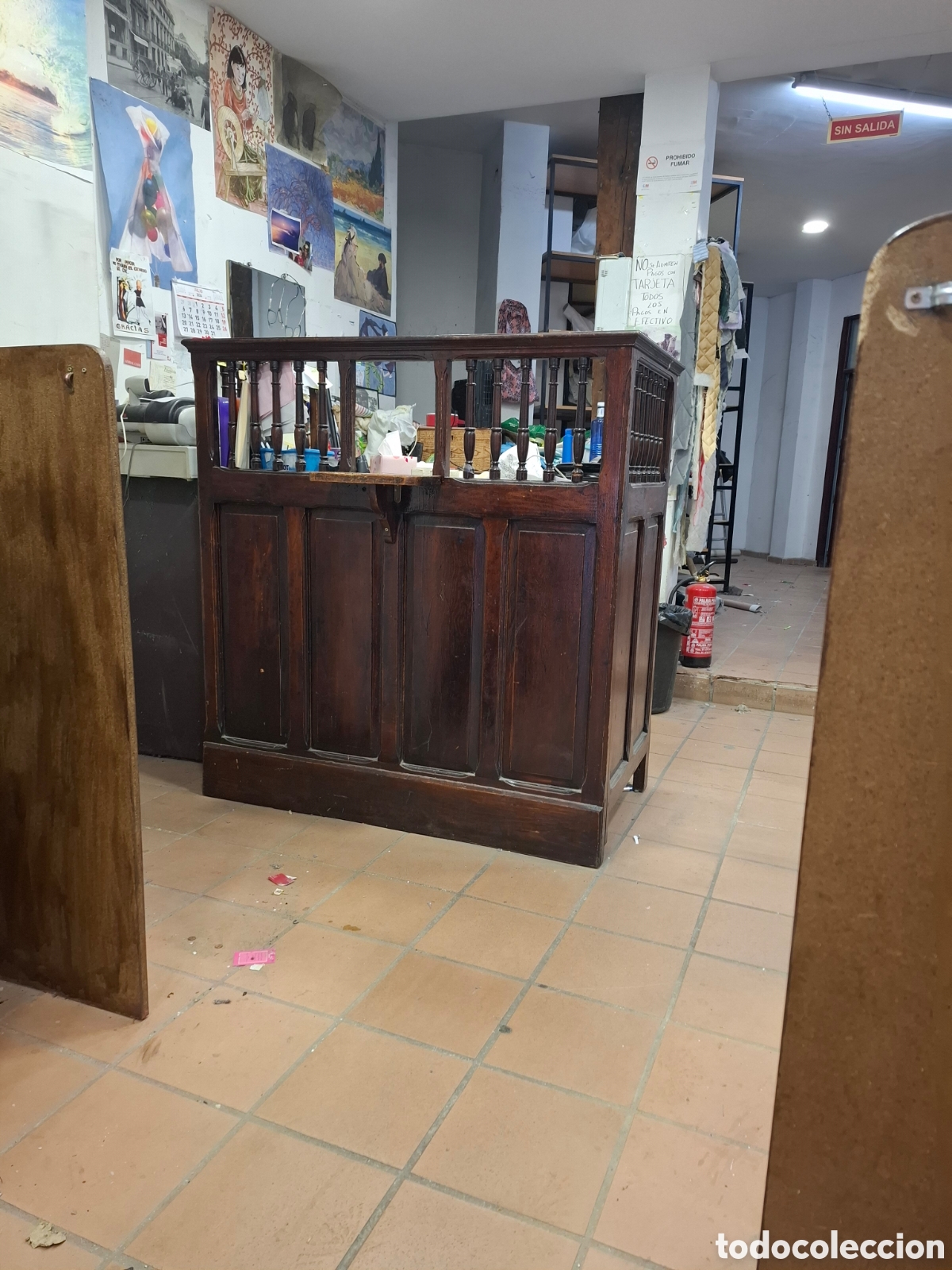 Antig&uuml;edades: Escritorio a&ntilde;o 1800- 1900 - Foto 2